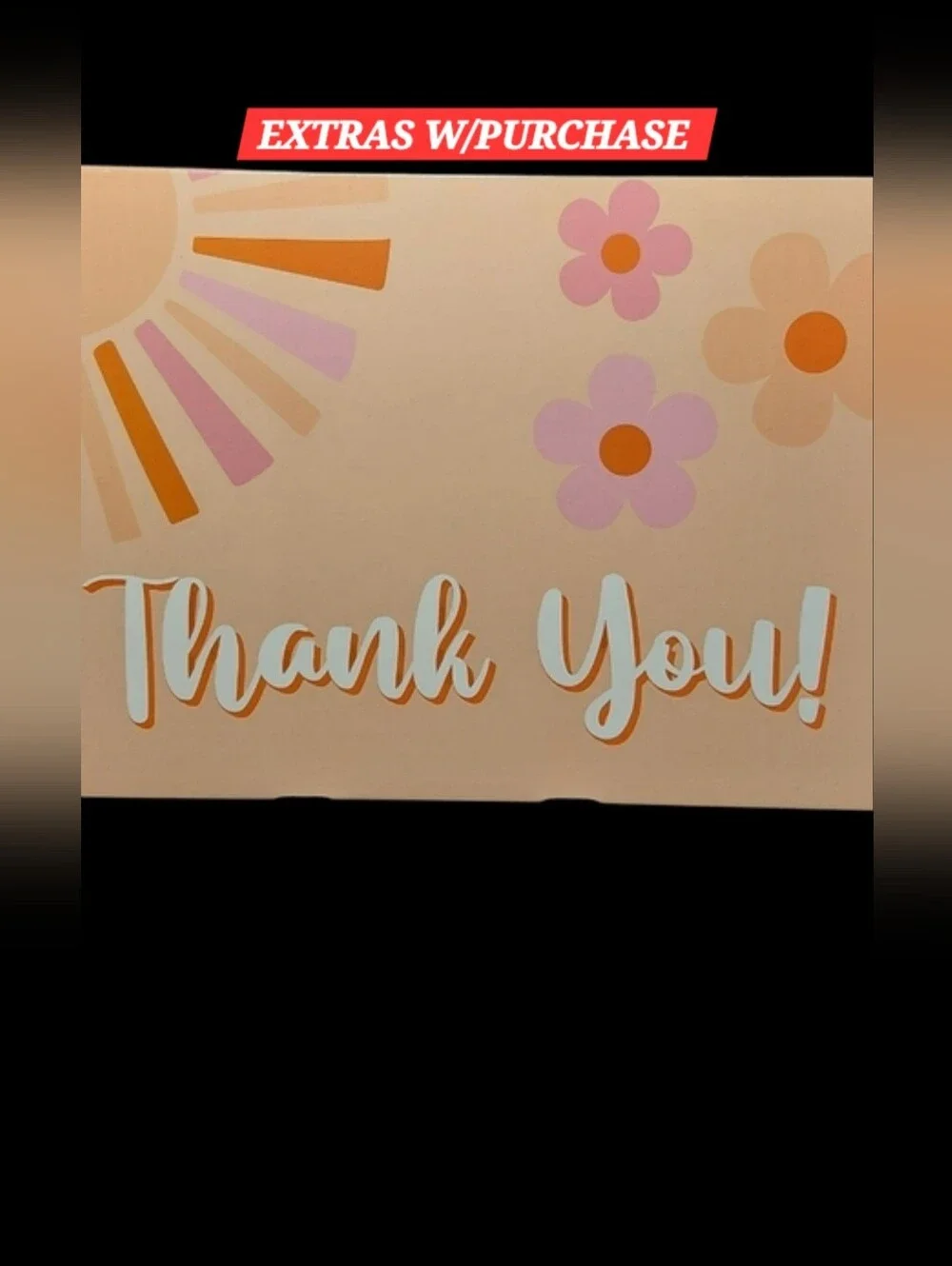 25ct. 4x6 Thank You Cards Bonus 3 Randoms Polymailers ✨️PRICE FIRM5✨️🦋LAST ONE